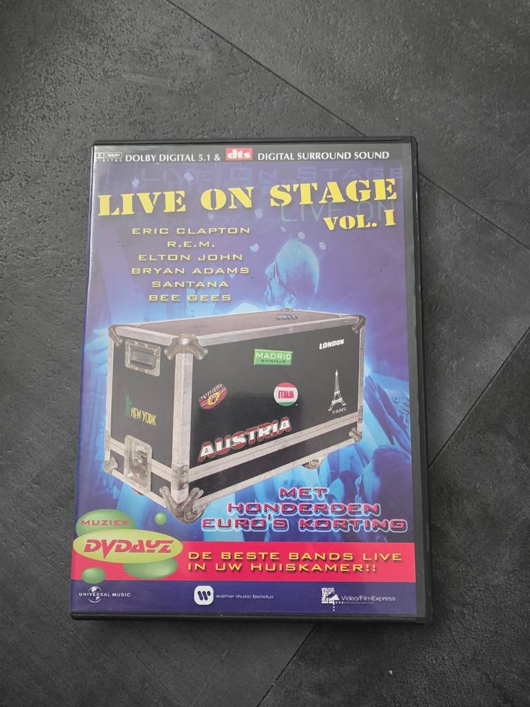 Live On Stage Vol. 1 DVD - Diverse Artiesten, Alle leeftijden, Ophalen of Verzenden, Gebruikt, Muziek en Concerten