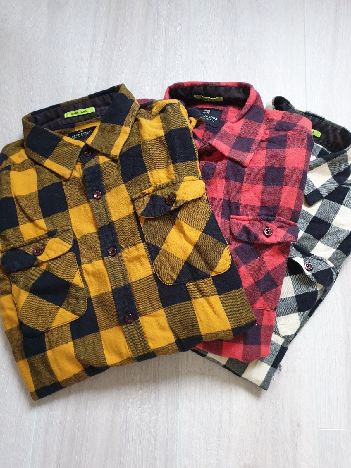 Buffalo flanel check overhemden maat M ZGAN €35, Kleding | Heren, Overhemden, Overige kleuren, Zo goed als nieuw, Scotch & Soda