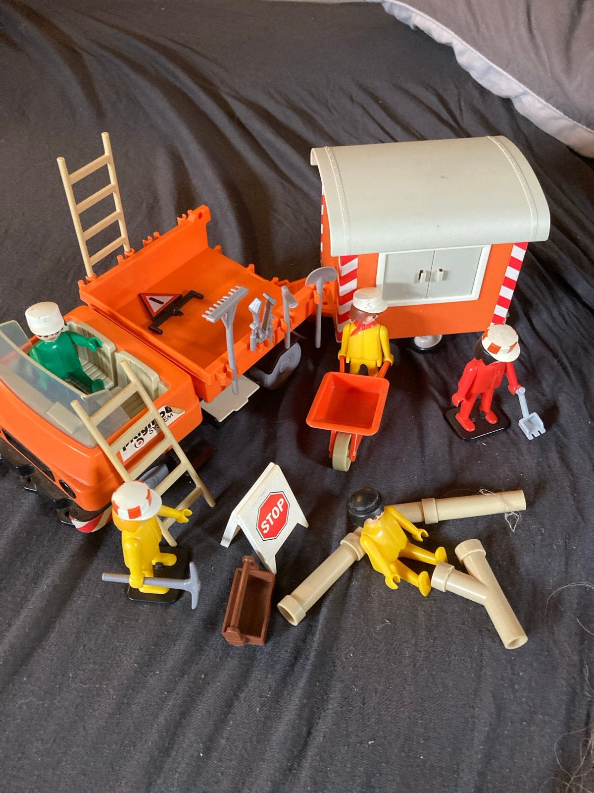 Playmobil Bouwplaats Set met Voertuig en Figuren, Ophalen of Verzenden, Gebruikt, Jongen of Meisje