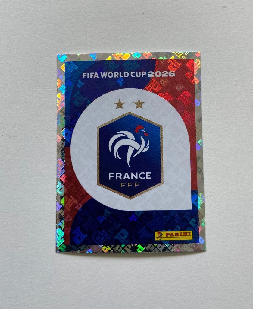 Panini WK 2026 - embleem Frankrijk, Ophalen of Verzenden, Nieuw, Sticker