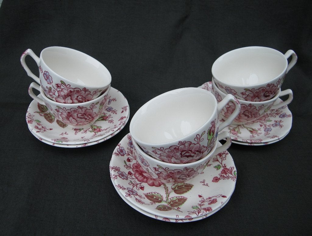 Johnson Brothers/Bros ROSE CHINTZ  Kop en schotels, Huis en Inrichting, Overige merken, Landelijk/Boerenbont, Ophalen of Verzenden