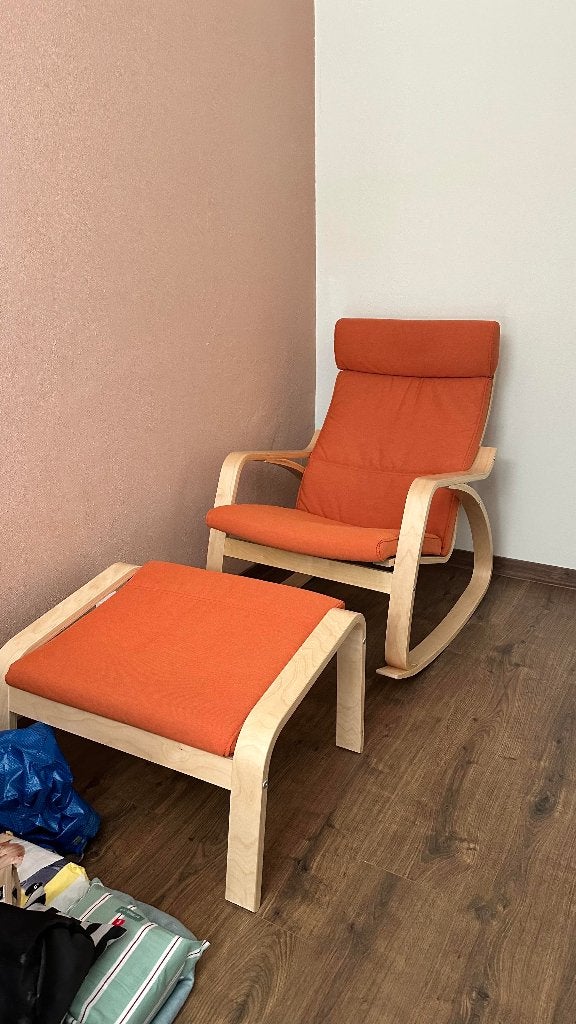 Comfortabele IKEA POÄNG schommelstoel, Ophalen, Gebruikt, Overige kleuren, Eén
