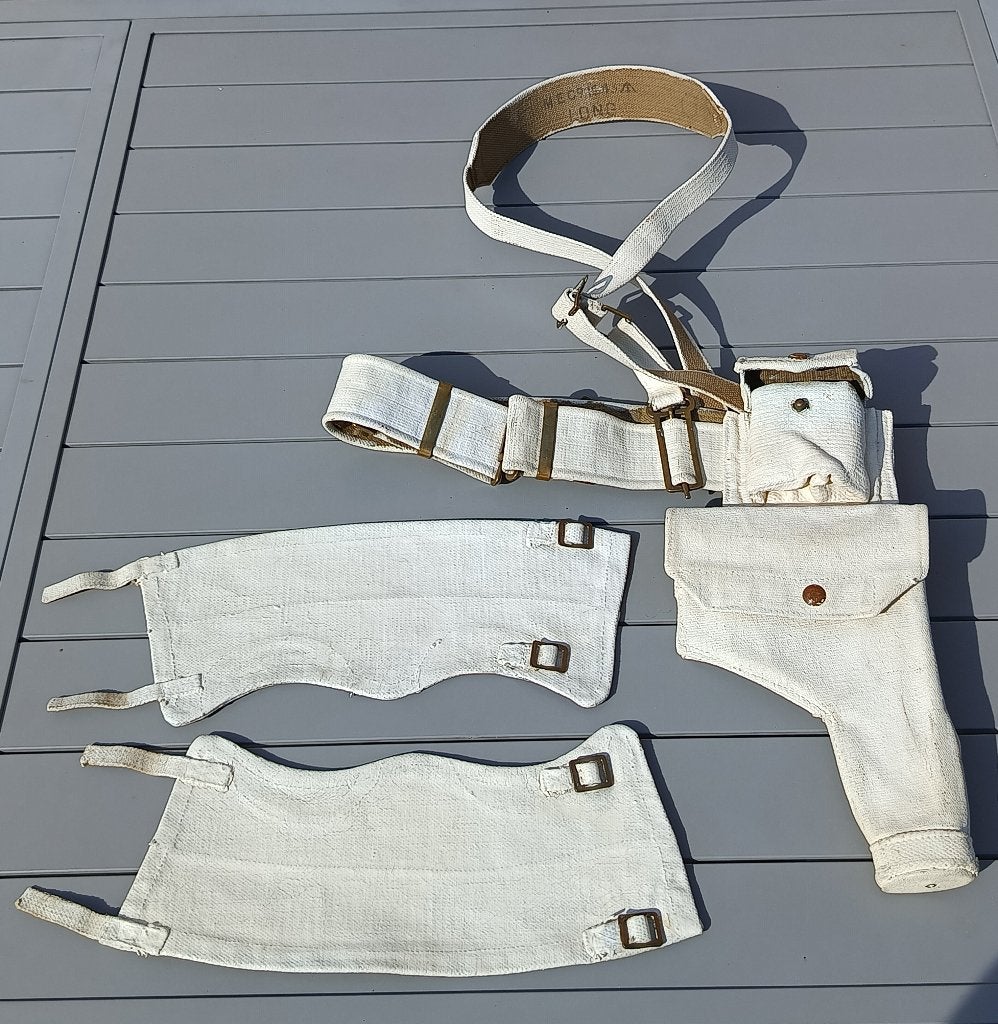 Britse webbing voor MP (riem holster anklets ammo pouch), Ophalen of Verzenden, Landmacht, Engeland, Kleding of Schoenen