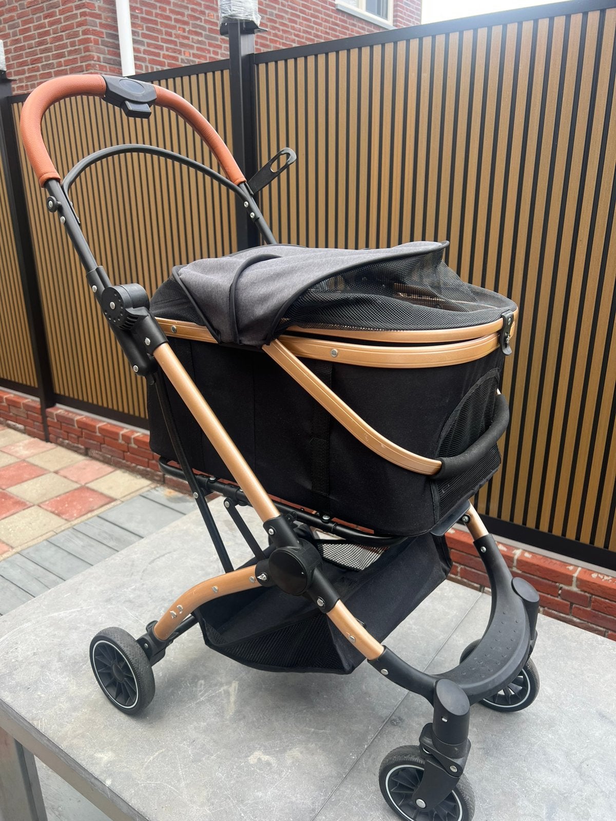 Honden buggy met afneembare bak en draagbeugel, Dieren en Toebehoren, Honden-accessoires, Ophalen, Zo goed als nieuw, Hondenbuggy