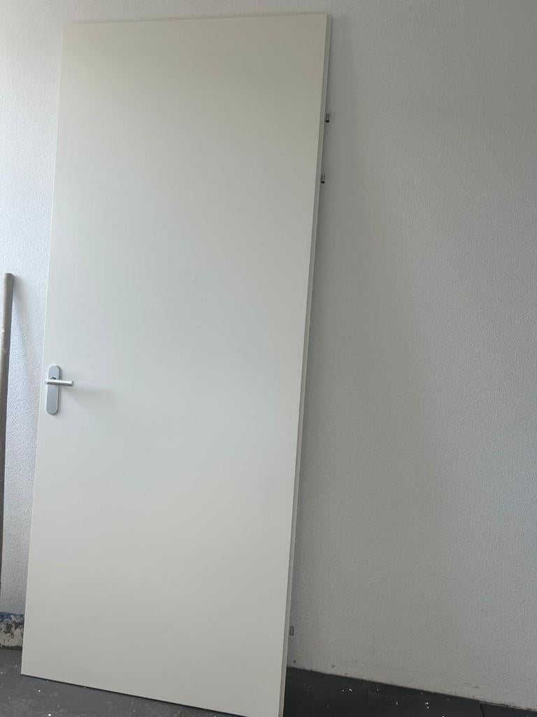 Basis opdekdeur wit - 231,5 H x 93 B, Ophalen, Kunststof, Gebruikt, 80 tot 100 cm