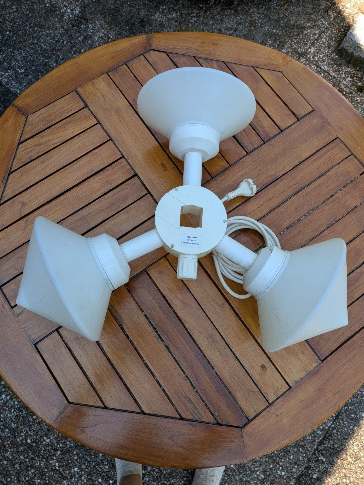 Parasol lamp, Kunststof, Minder dan 50 watt, Ophalen of Verzenden, Netvoeding