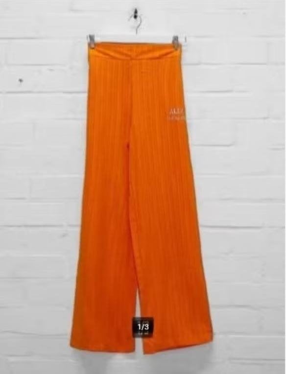 ALIX the Label - Prachtige wide leg pants maat XS - Nieuw, Alix the label, Nieuw, Oranje, Ophalen of Verzenden