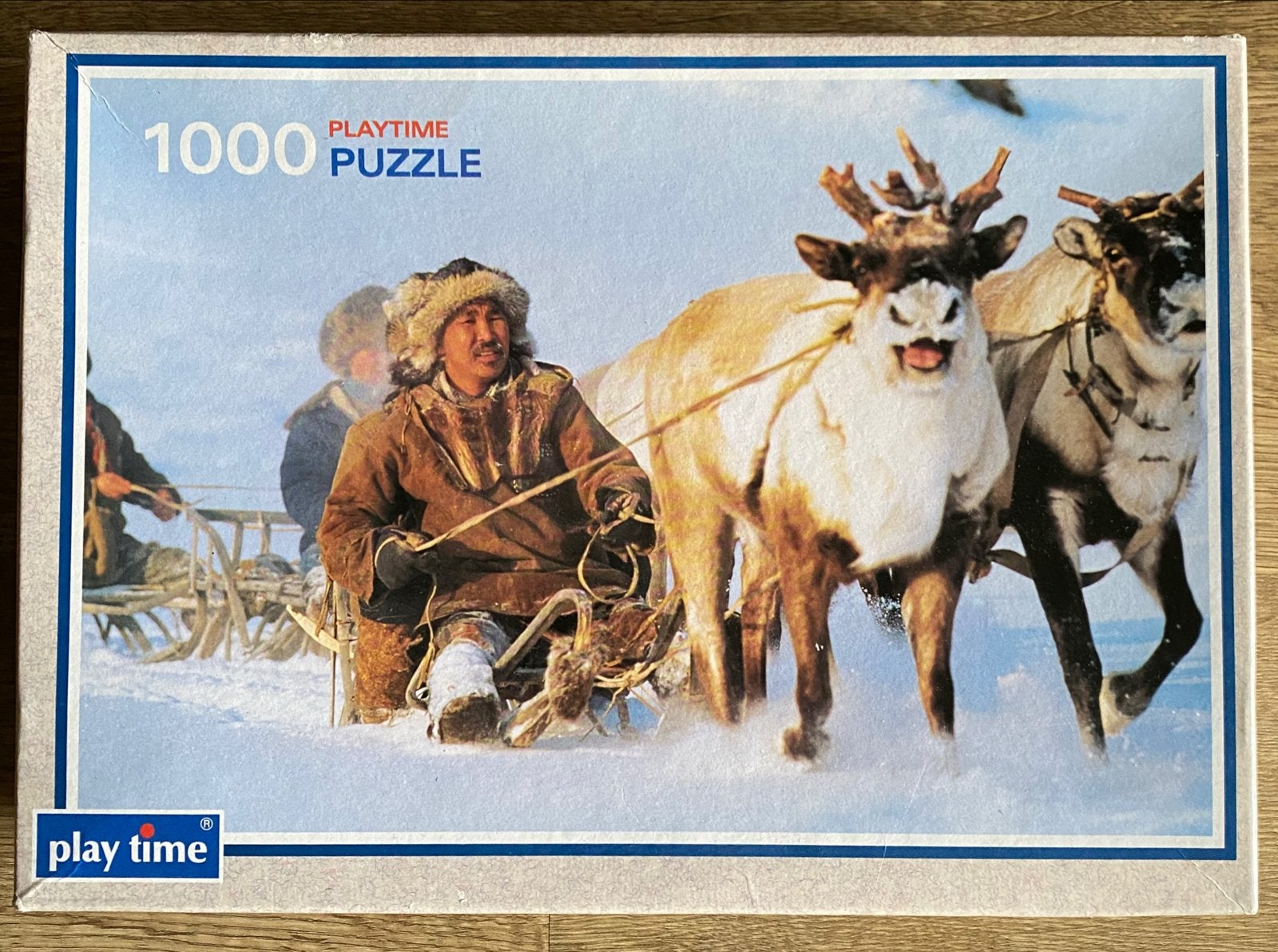 Play Time Legpuzzel 1000 stukjes Rendieren Siberië, Ophalen, 500 t/m 1500 stukjes, Zo goed als nieuw, Legpuzzel