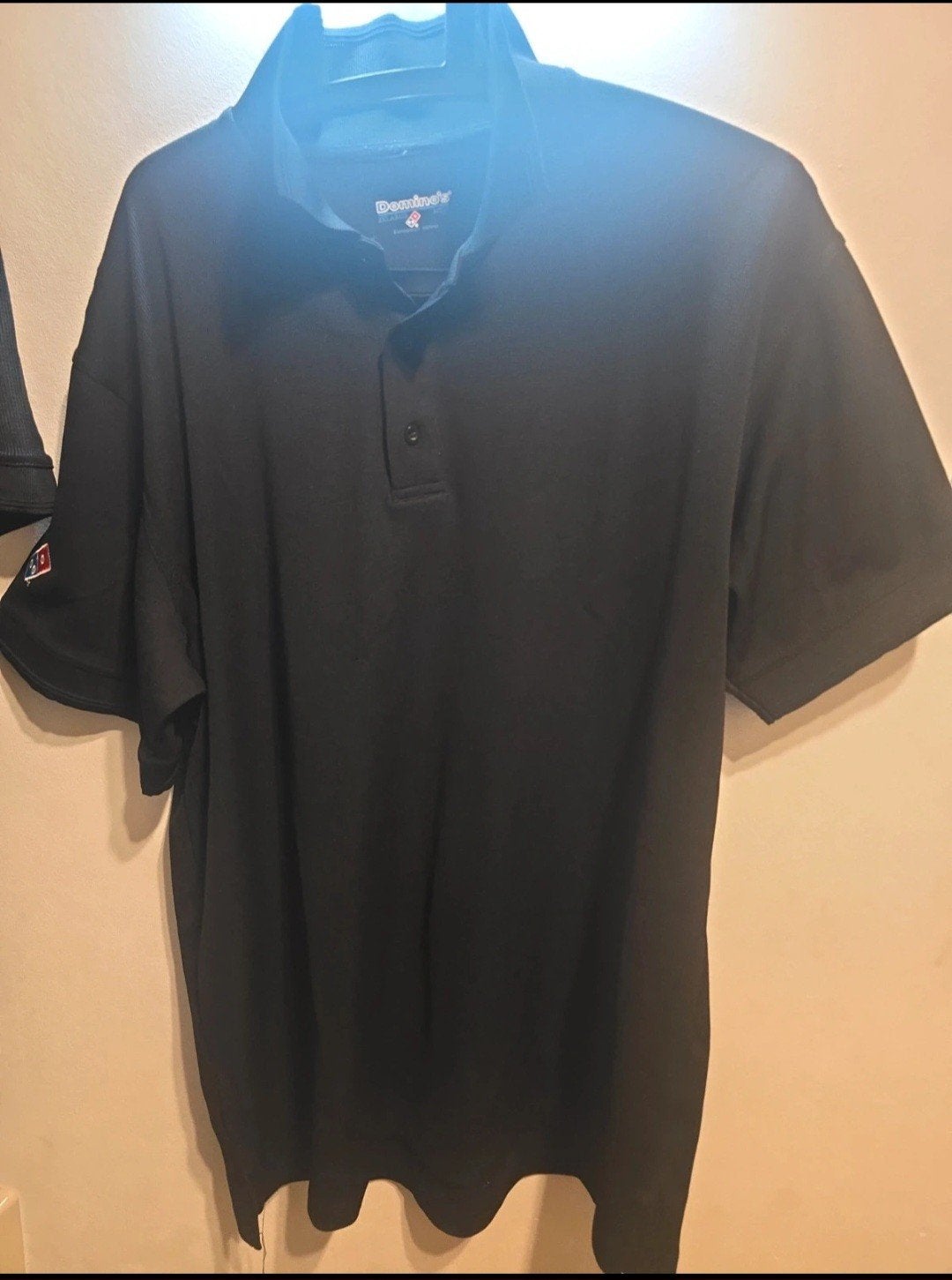 Domino's Pizza Polo Shirt Zwart Maat 2XL, Zwart, Nieuw, Overige maten, Ophalen of Verzenden