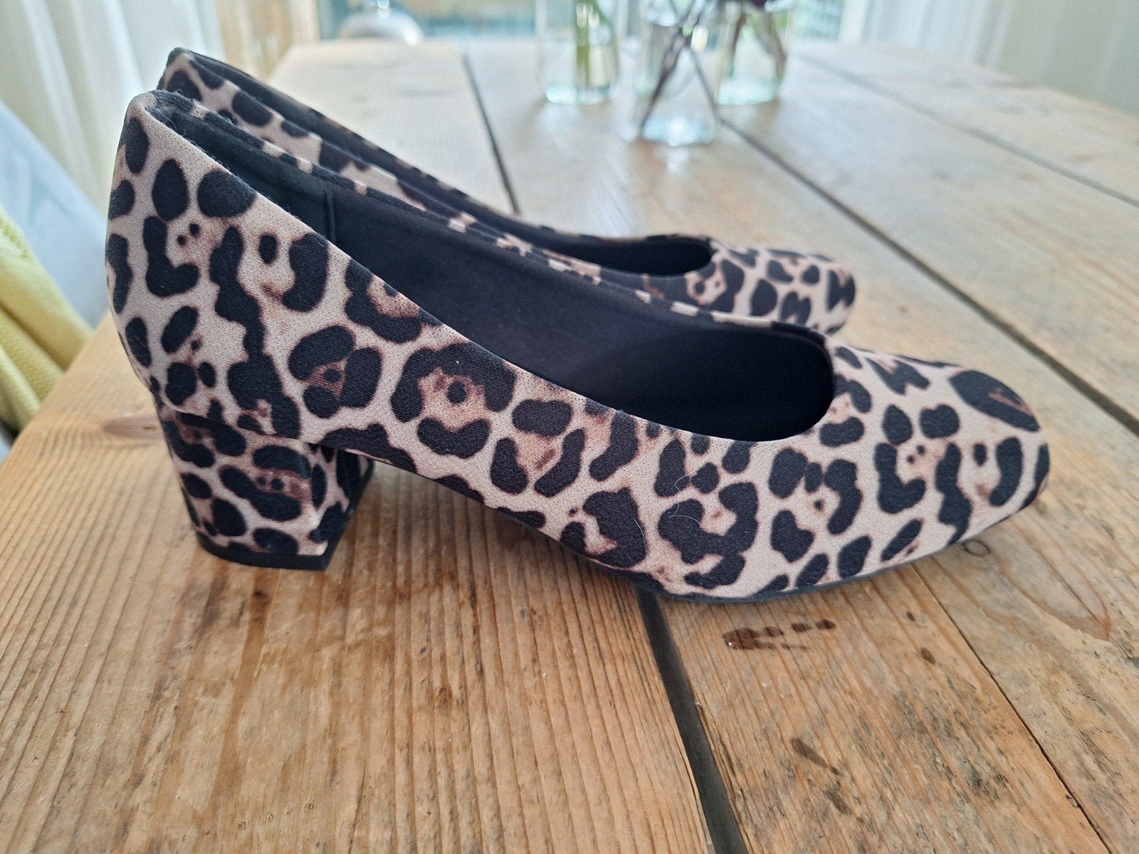Bonprix Leopard Print Pumps Maat 38, Ophalen, Nieuw, Bruin