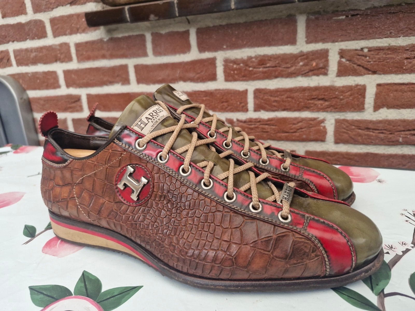 Harris Firenze Herenschoenen Sneakers maat 44 / Uk 10, Ophalen of Verzenden, Zo goed als nieuw, Overige kleuren