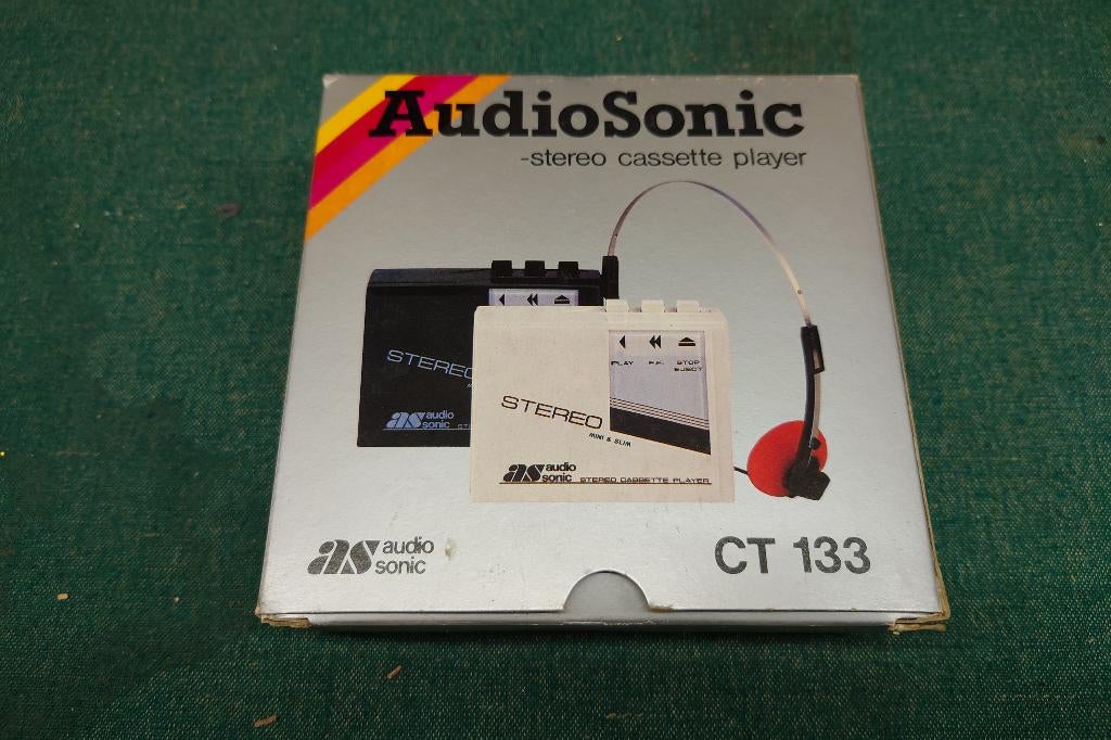 Verpakking Audio Sonic stereo cassette speler CT 133, Ophalen, Walkman