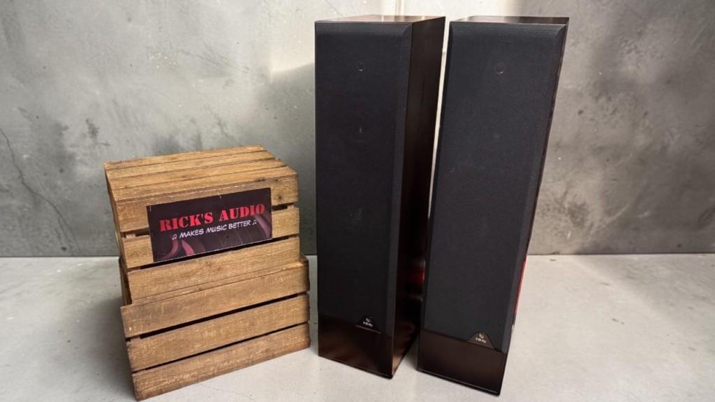 Infinity Reference 81mkII • 3-weg basreflex • GARANTIE, Audio, Tv en Foto, Luidsprekers, Refurbished, Front, Rear of Stereo speakers