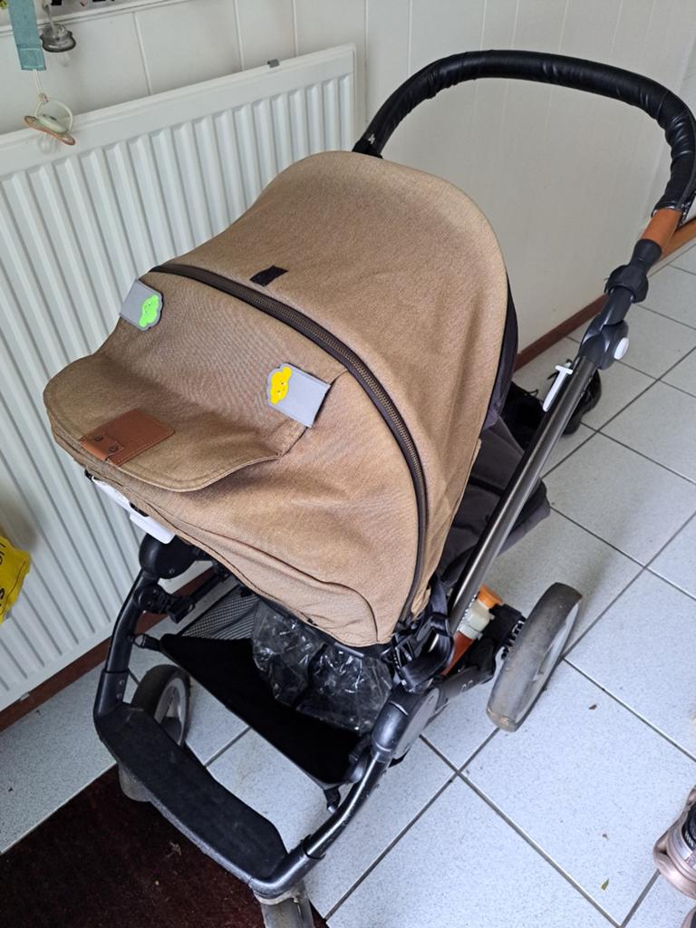 Mutsy Evo kinderwagen 3 in 1 inclusief accesoires, Ophalen, Gebruikt, Mutsy