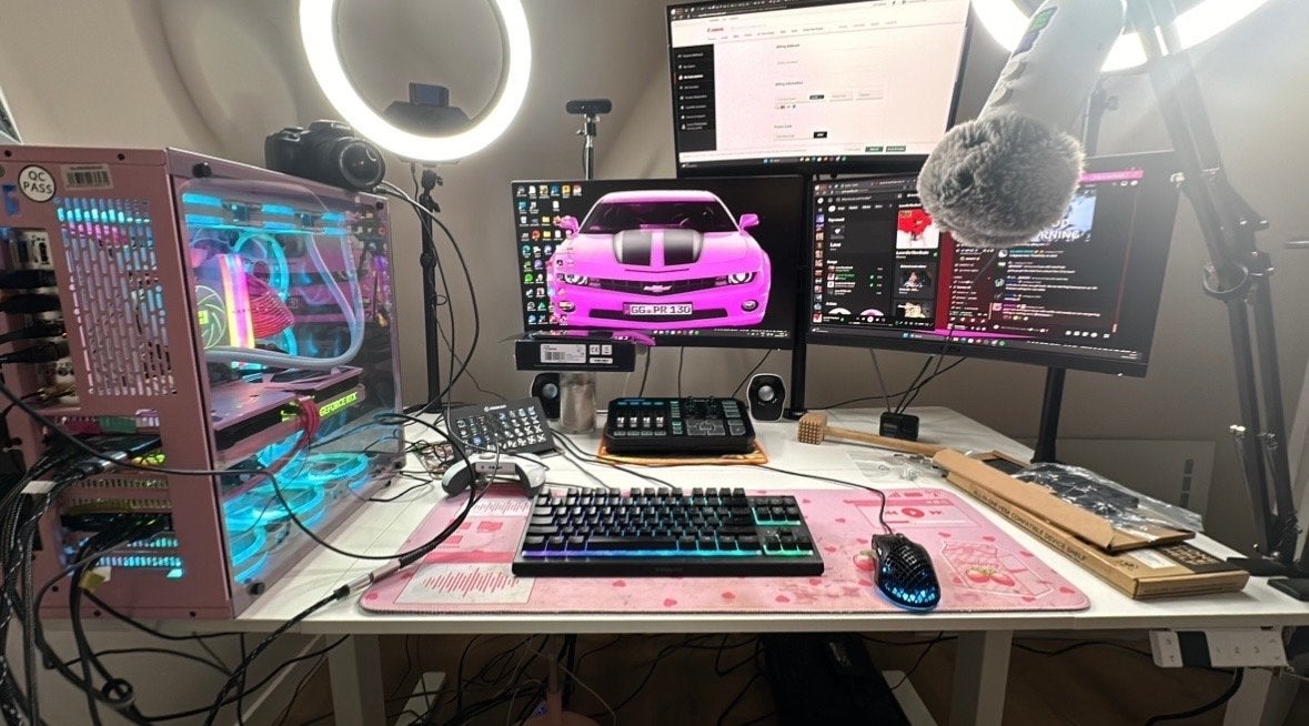 TWITCH STREAMING SETUP! Streamdeck, go xlr, shur mic en meer, Computers en Software, Desktop Pc's, Zo goed als nieuw, 3 tot 4 Ghz