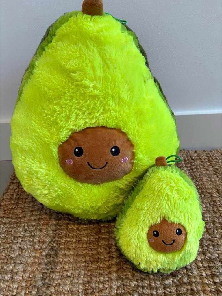 avocado knuffels, Kinderen en Baby's, Speelgoed | Knuffels en Pluche, Ophalen of Verzenden, Zo goed als nieuw, Overige typen