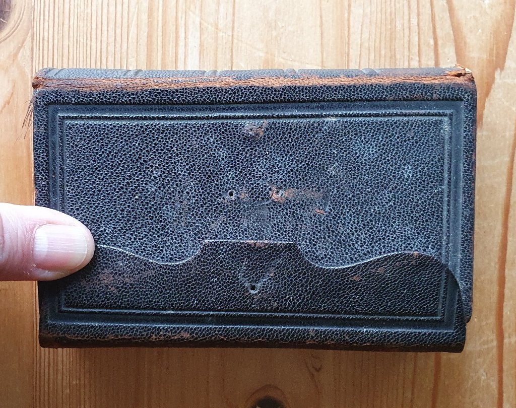 Bijzonder Statenbijbeltje 1884 verguld op snee ledergebonden, Ophalen