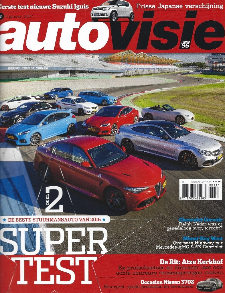 Autovisie Supertest 2016 deel 2, Ophalen of Verzenden, Gelezen, Algemeen