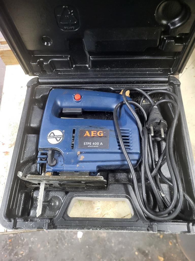 AEG decoupeerzaag STPE 400 A, Doe-het-zelf en Verbouw, Ophalen of Verzenden
