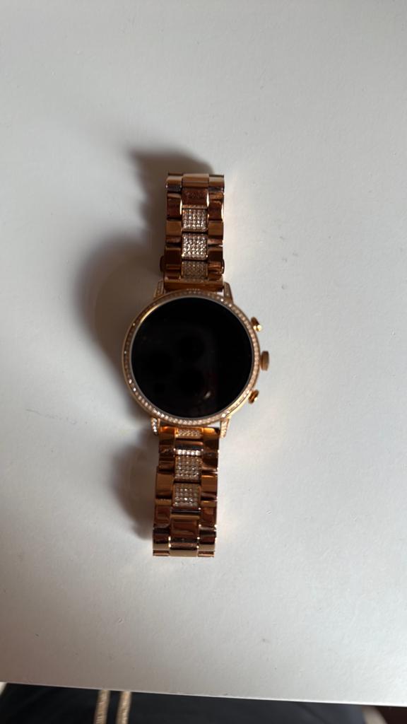 Fossil Smartwatch, Ophalen of Verzenden, Zo goed als nieuw, Staal, Fossil