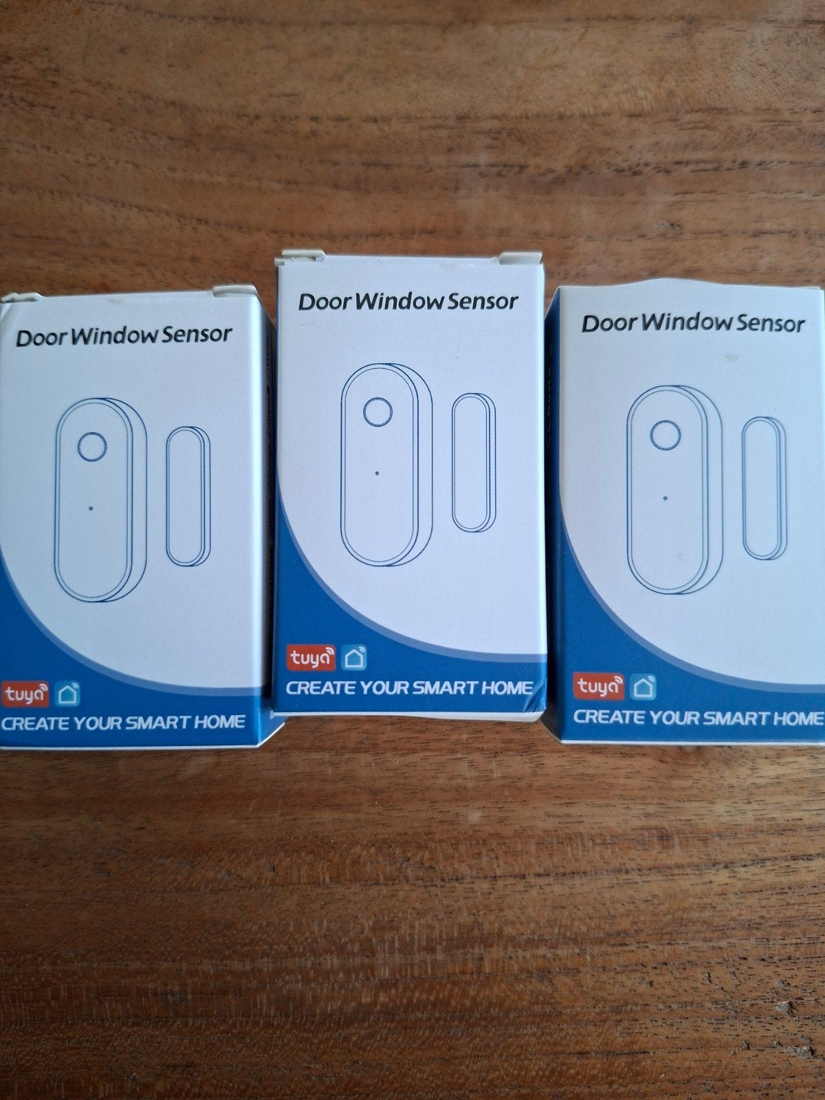 3 maal Tuya Smart Deur/Raam Sensor - Beveilig je huis, Detector, Sensor of Melder, Raam of Deur, Nieuw, Ophalen of Verzenden