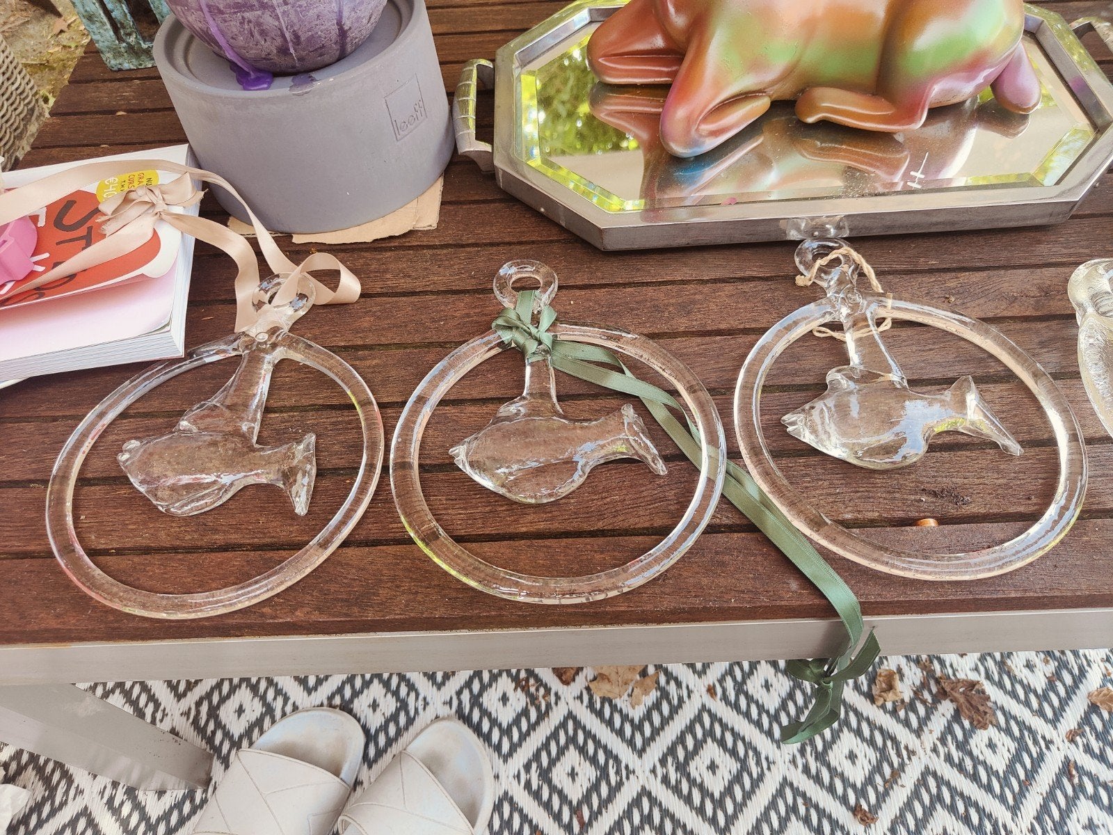 Kosta Boda Raamhanger met Vis - 3 Stuks, Ophalen of Verzenden