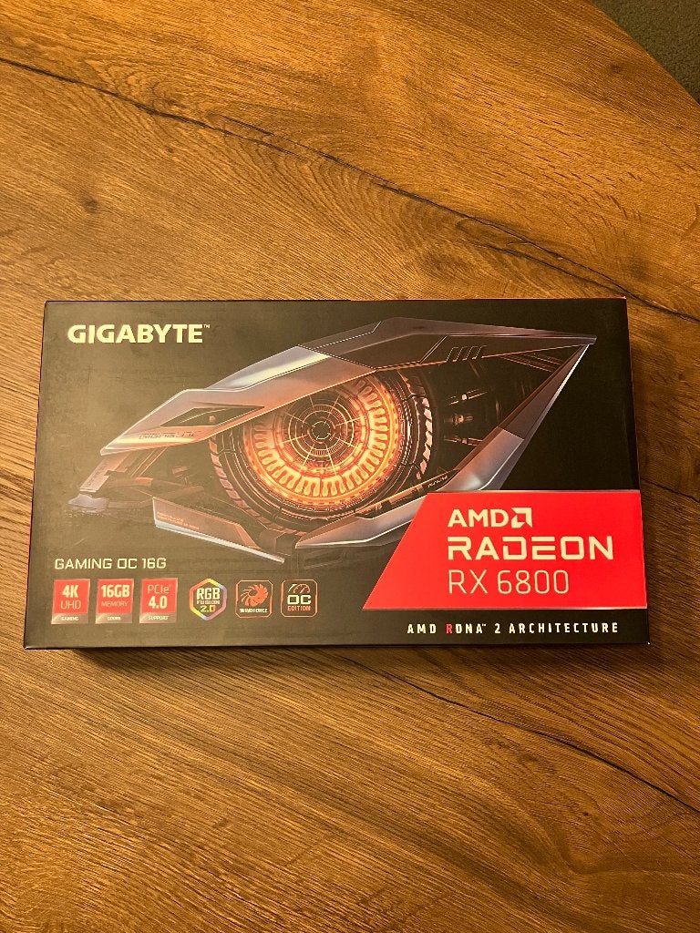 AMD Radeon RX 6800 Gigabyte Gaming OC 16GB videokaart, Computers en Software, Videokaarten, GDDR6, PCI-Express 4, Ophalen of Verzenden