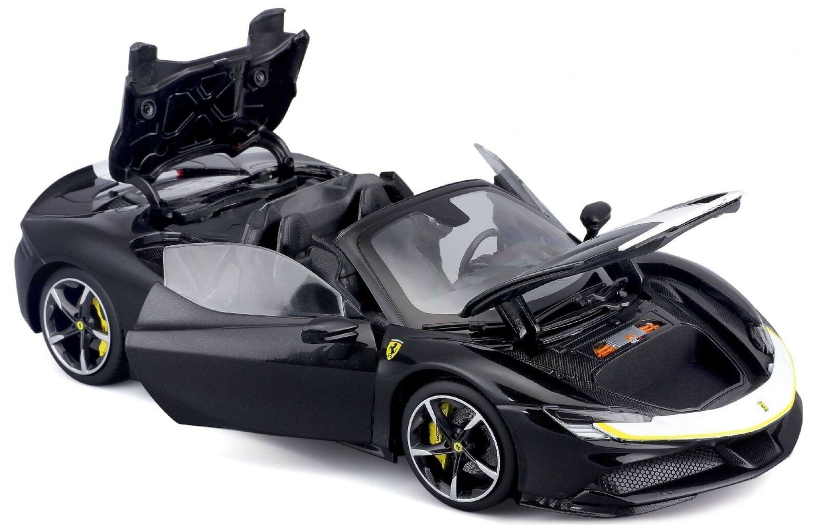Ferrari SF90 Spider Asseto Fiorano Signature Series 1:18, Hobby en Vrije tijd, Modelauto's | 1:18, Auto, Burago, Burago, Nieuw