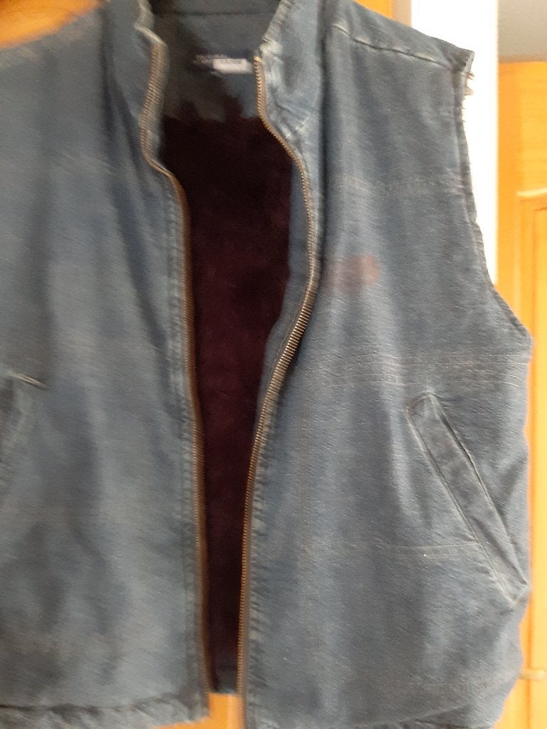 Warm gevoerde spijker bodywarmer, maat: XXL., Kleding | Dames, Maat 46/48 (XL) of groter, Zo goed als nieuw, Original Jeans Canoe