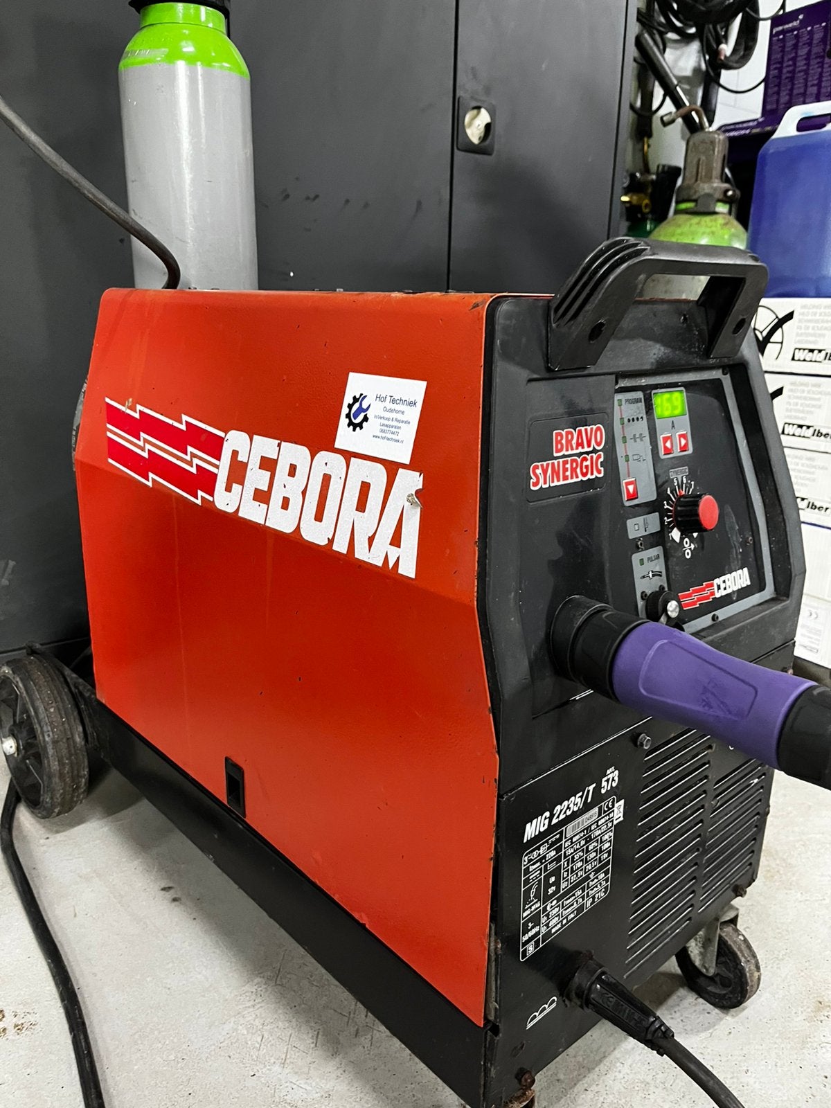 Cebora 2235/T 220A 3-Fase MIG/MAG Lasapparaat, Ophalen, Gebruikt, ., .