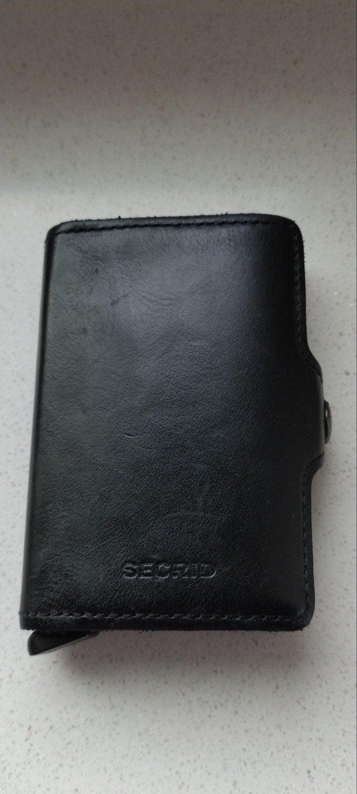 Secrid Twinwallet zwart, Zwart, Zo goed als nieuw, Leer, Ophalen