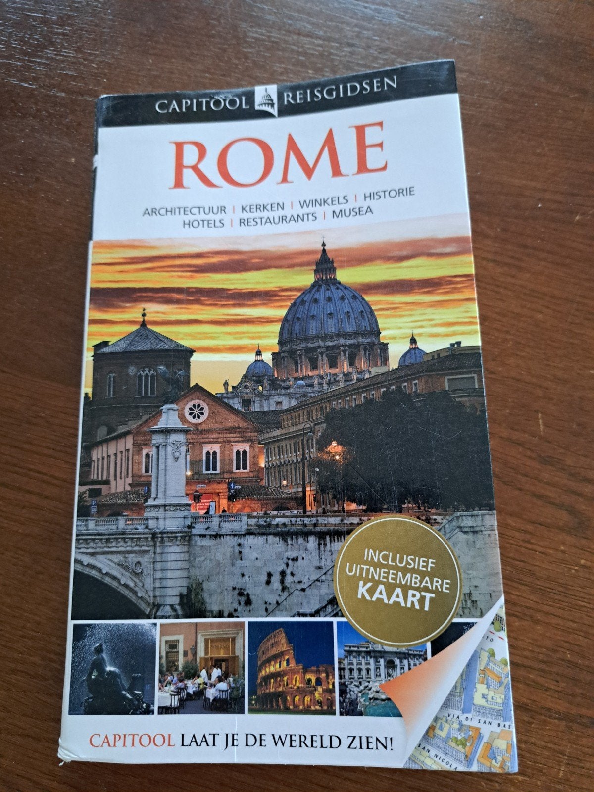 Capitool Reisgids Rome met uitneembare kaart, Capitool, Europa, Zo goed als nieuw, Reisgids of -boek