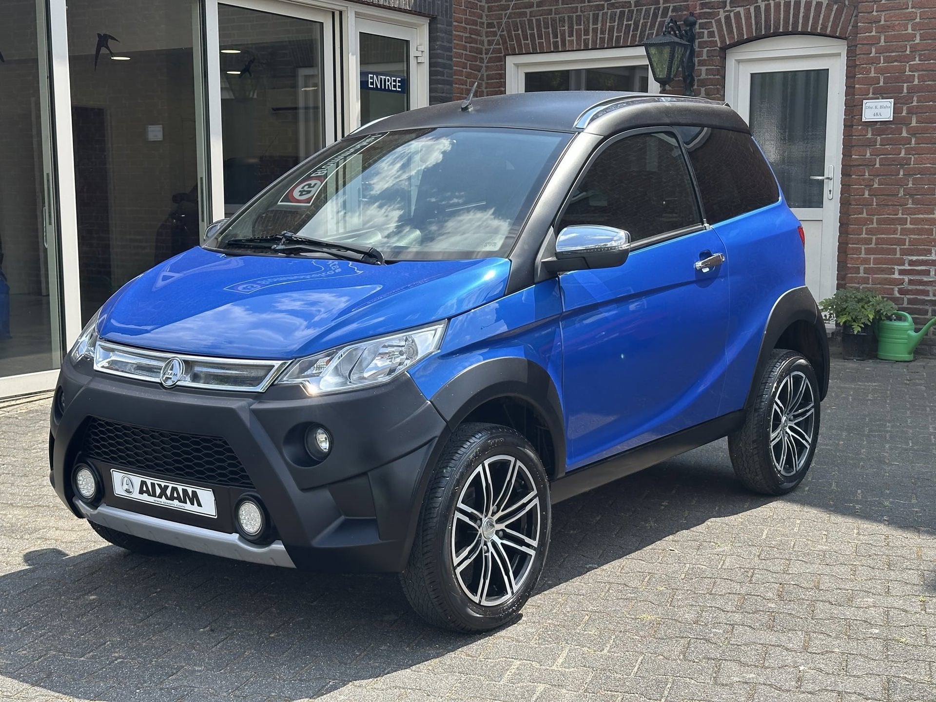 Aixam Brommobiel Crossover | Saffierblauw | 2020 - 59.116km, Gebruikt, Overige merken