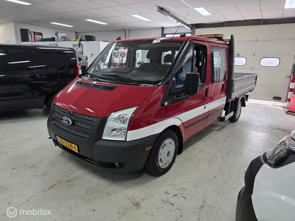 Ford Transit 300M 2.2 TDCI Dubbel Cabine Pick-up, Auto's, Euro 5, 125 pk, Gebruikt, 4 cilinders