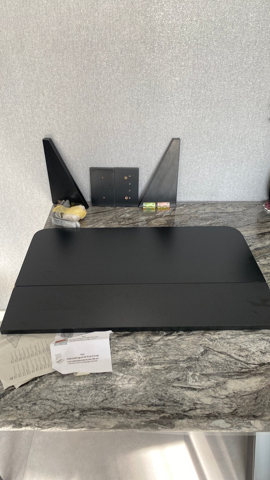 Inklapbare tafel, Huis en Inrichting, Tafels | Eettafels, Ophalen of Verzenden, Zo goed als nieuw, Rechthoekig, 50 tot 100 cm