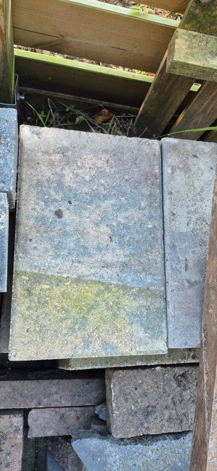 Gratis afhalen restje sierbestrating 14 stuks, Ophalen, Beton, Klinkers