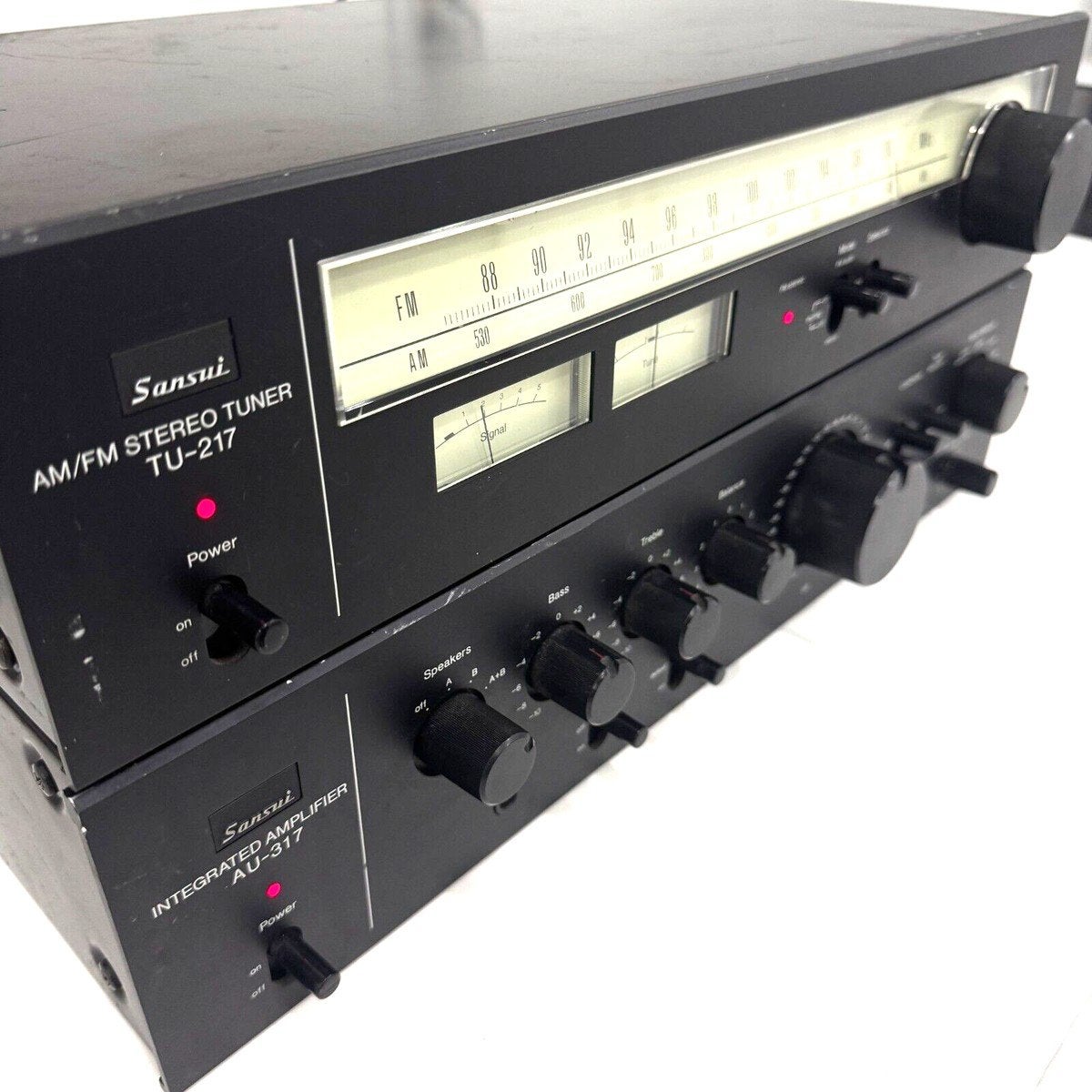 full refurbished sansui au 217 / Tu 217 vintage set., Ophalen of Verzenden, Minder dan 60 watt, Overige merken
