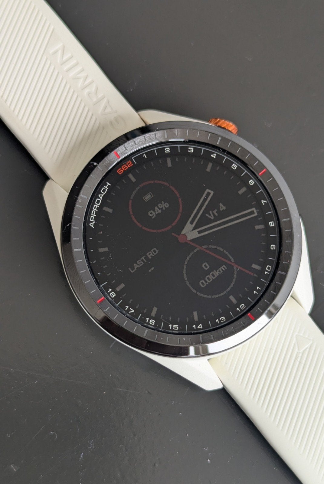 Garmin Approach S62 GPS Golfhorloge met Oplaadsnoer, Gebruikt, Wit, Garmin, Ophalen of Verzenden