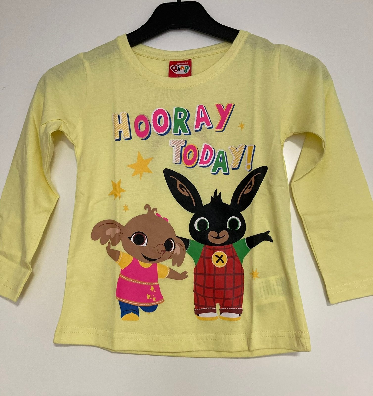 Nieuw longsleeve konijntje bing geel maat 116, Kinderen en Baby's, Kinderkleding | Maat 116, Ophalen of Verzenden, Nieuw, Meisje
