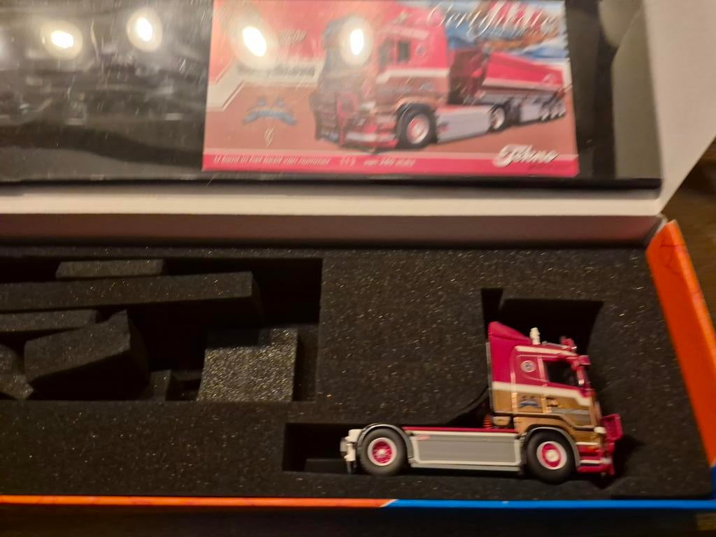 TEKNO Scania R Streamline Ronny Ceusters Trekker, Hobby en Vrije tijd, Modelauto's | 1:50, Ophalen of Verzenden, Nieuw, Bus of Vrachtwagen