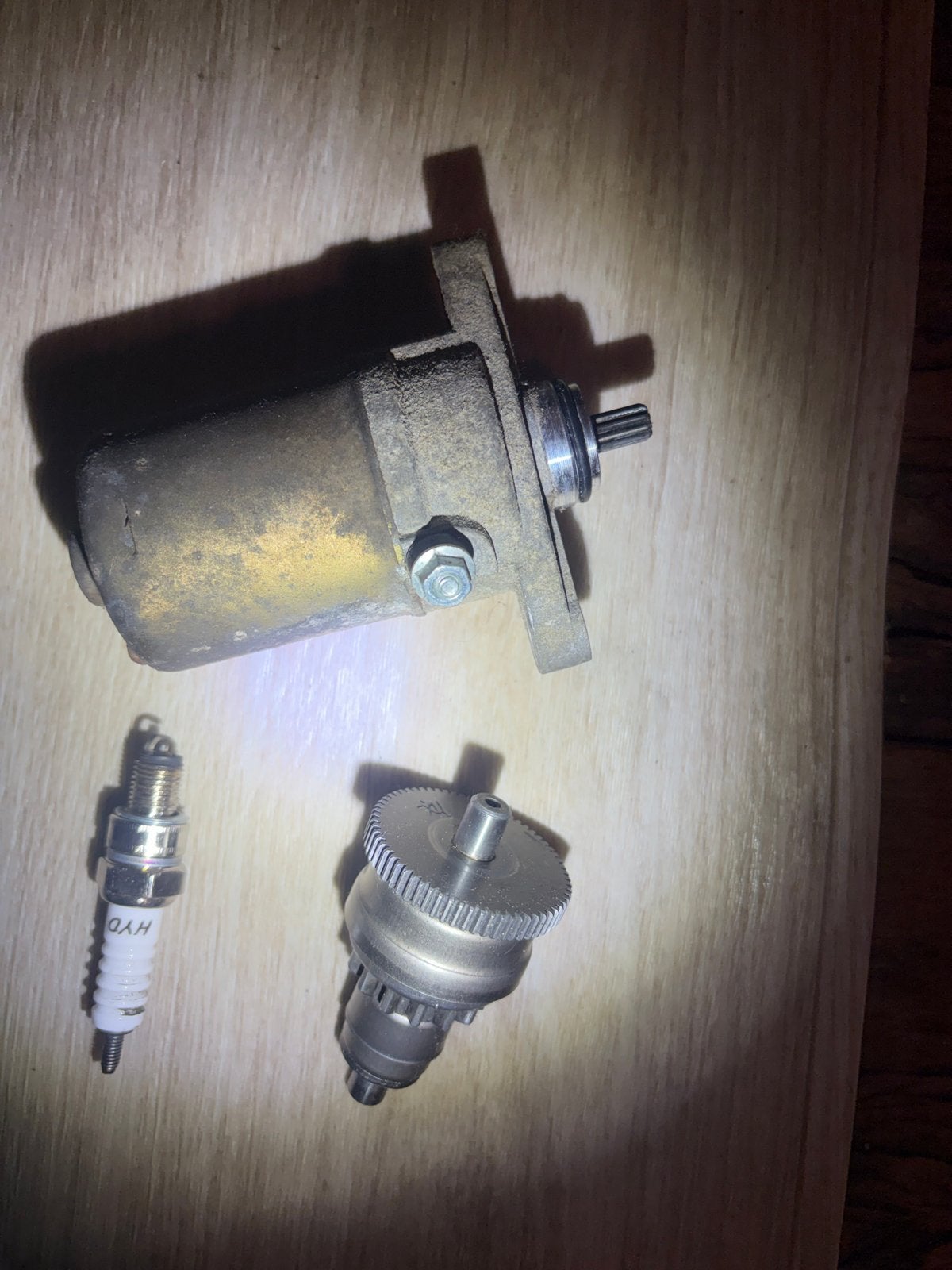 Scooteronderdelen La Souris Vespalini 4T (startmotor, Bendix, Fietsen en Brommers, Ophalen of Verzenden, Gebruikt, Overige typen