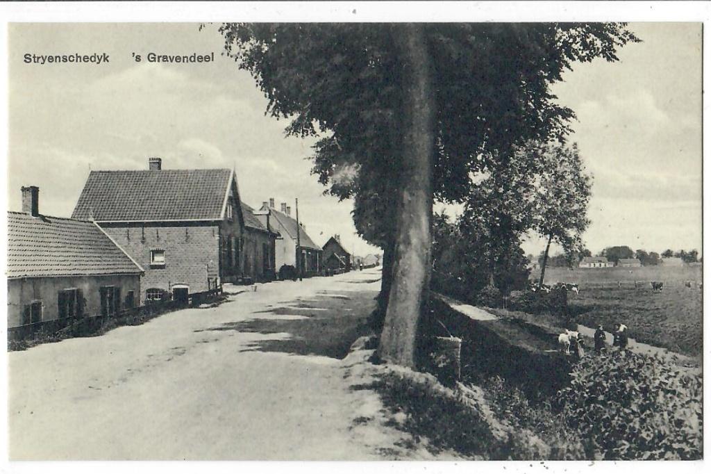 's Gravendeel - Stryenschedyk, Verzenden, 1920 tot 1940, Ongelopen, Zuid-Holland