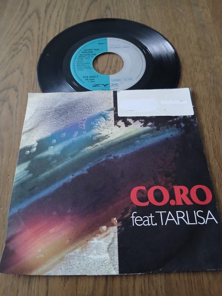 VINYL SINGLE   CO.RO FEAT.TARLISA 1992, 1990 - 1999, Single, Ophalen of Verzenden, Zo goed als nieuw