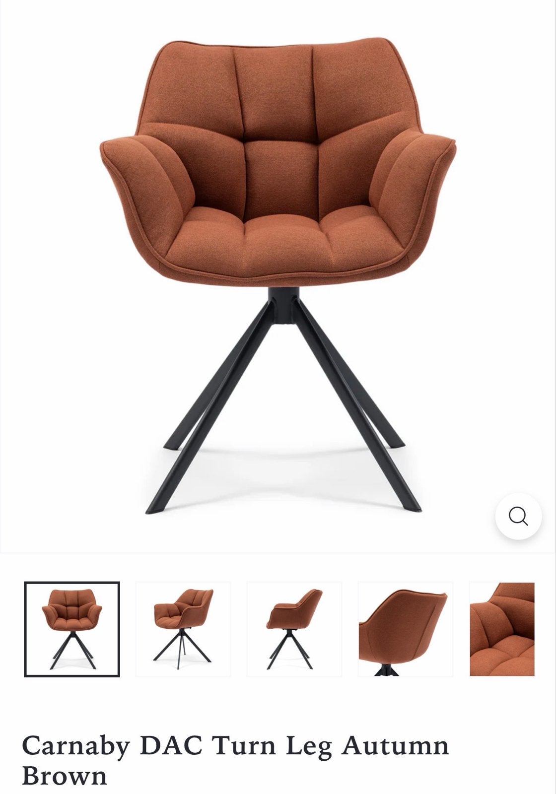 Nieuwe Rivièra Maison eetkamerstoelen (4x), Ophalen, Bruin, Nieuw, Vier