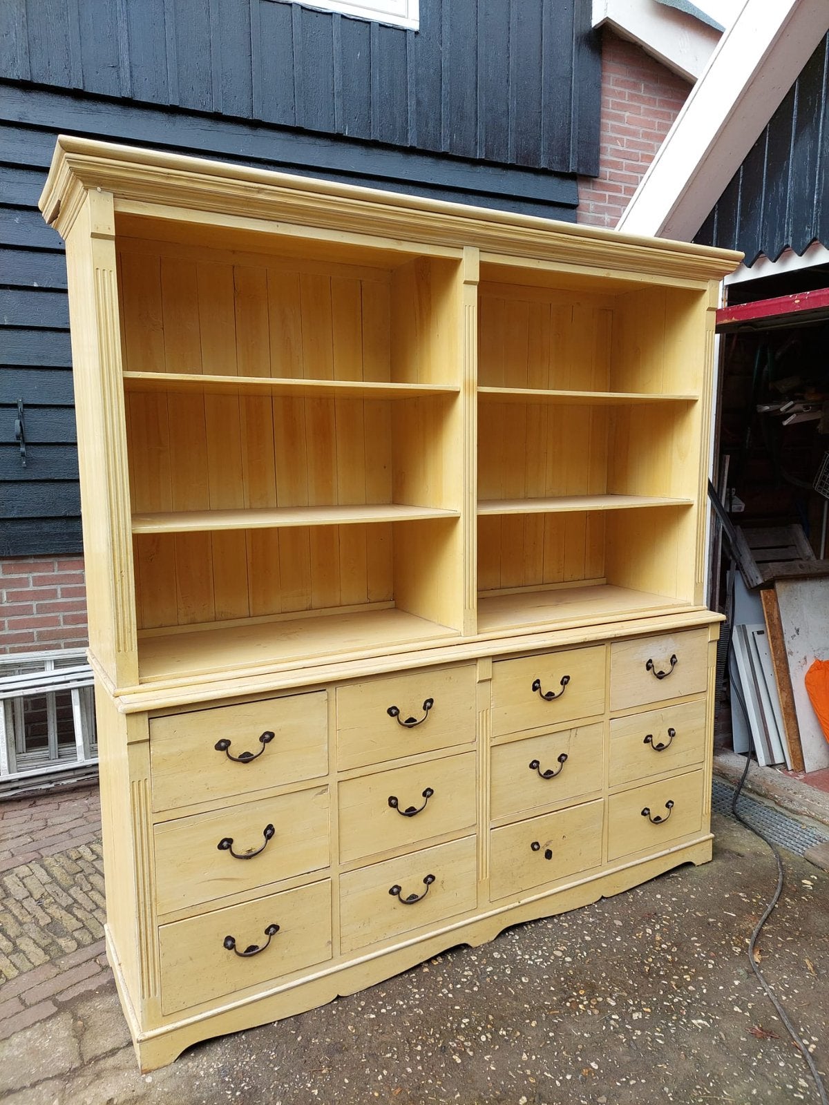 Authentieke buffetkast, Ophalen of Verzenden, Zo goed als nieuw, 25 tot 50 cm, 200 cm of meer
