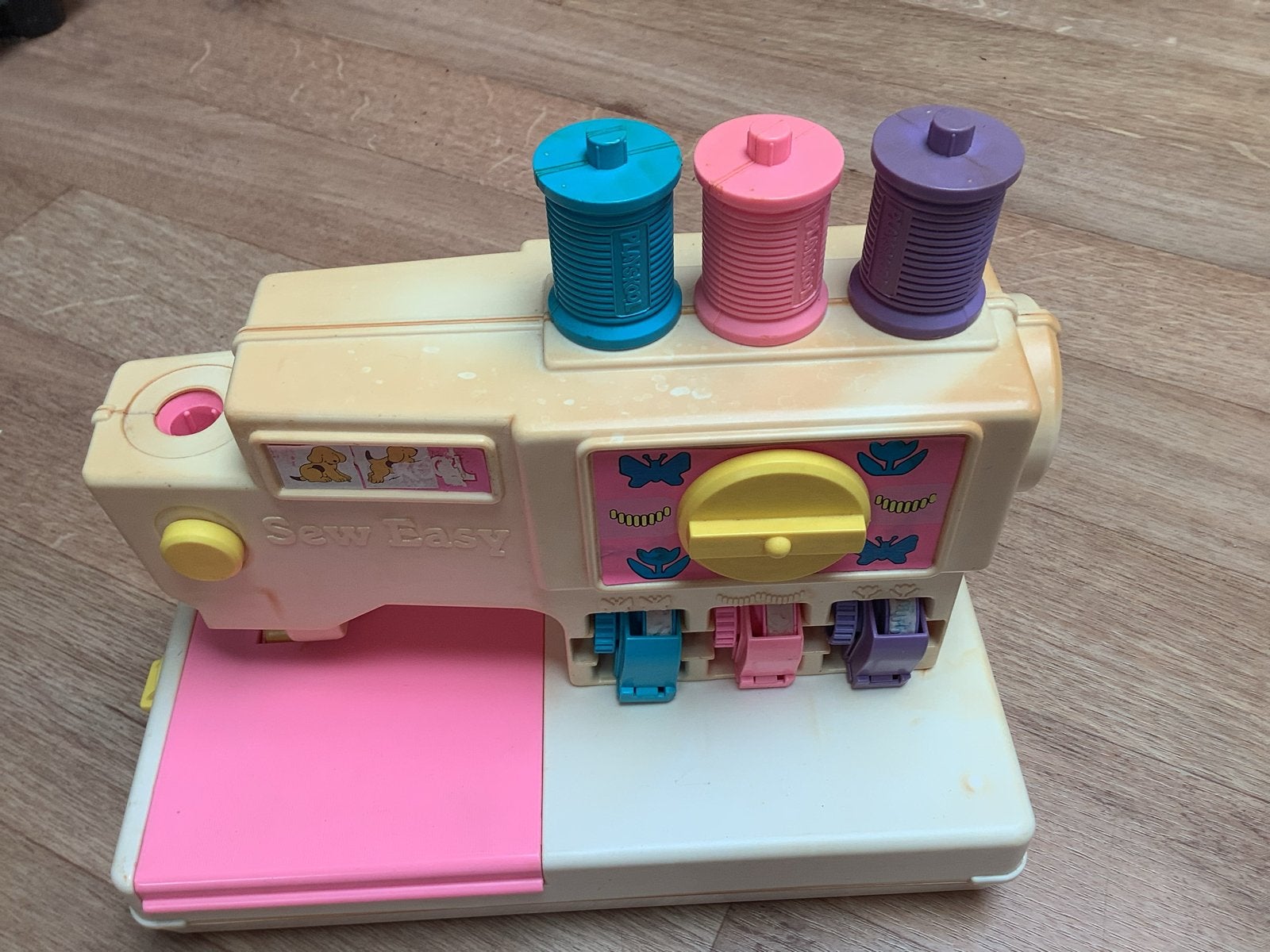 Vintage Sew Easy Naaimachine Speelgoed met Lichte Verkleurin, Ophalen of Verzenden