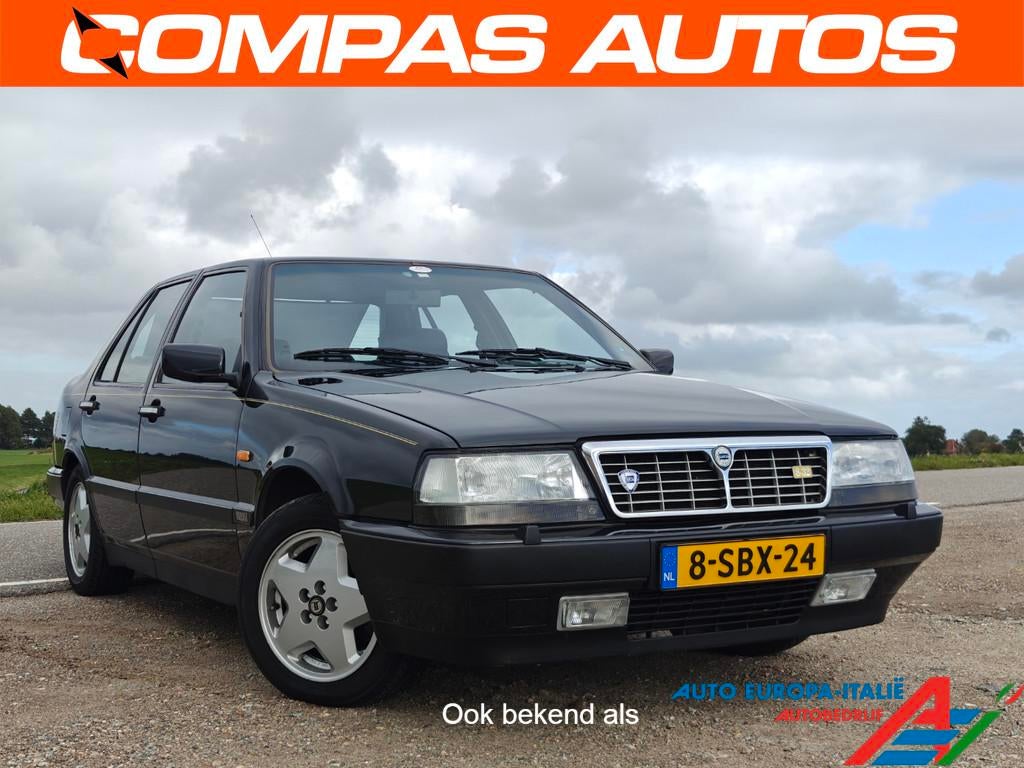 Lancia Thema 3.0 8.32 Ferrari | Uniek origineel (bj 1989), Voorwielaandrijving, Zwart, Leder, Handgeschakeld