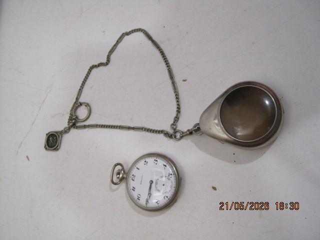 zenith zakhorloge niet werkend (392), Overige merken, Zakhorloge, Staal, Ophalen of Verzenden