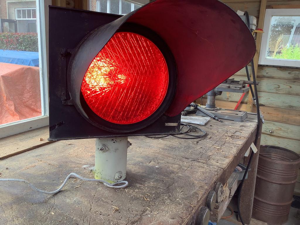 Rood verkeerslicht, Hobby en Vrije tijd, Ophalen, Gebruikt