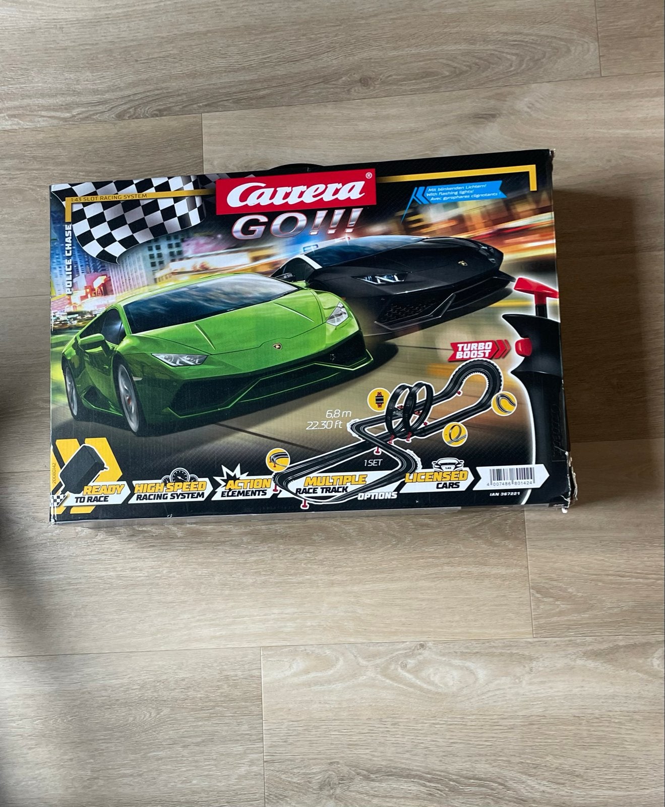 Carrera GO!!! Racebaan - Politie Achtervolging Set, Racebaan, Carrera, Ophalen of Verzenden, Zo goed als nieuw